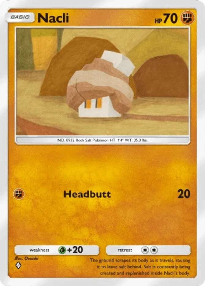 Nacli - card B3a-031 in Pokémon TCG Pocket