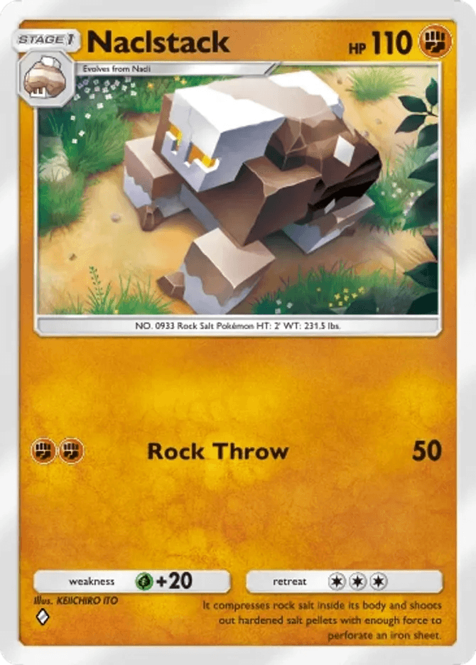 Naclstack - card B3a-032 in Pokémon TCG Pocket