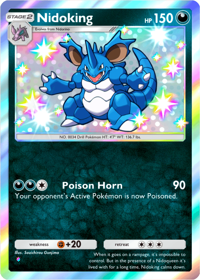 Nidoking - card A4-228 in Pokémon TCG Pocket