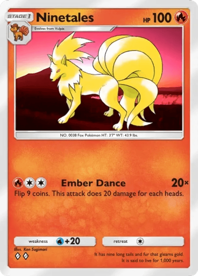 Ninetales - card B3b-009 in Pokémon TCG Pocket