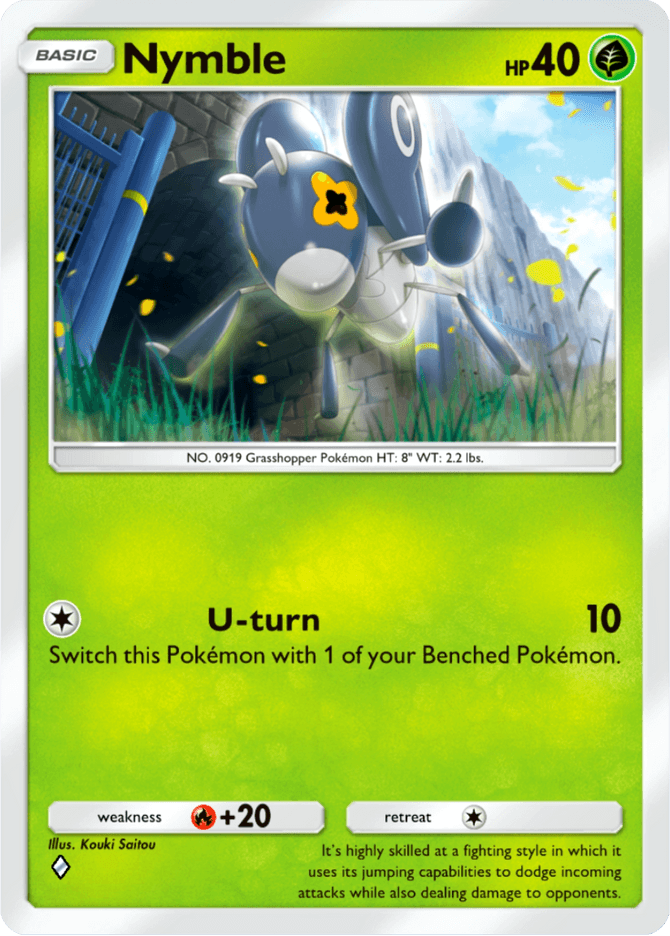 Nymble - card B2a-006 in Pokémon TCG Pocket