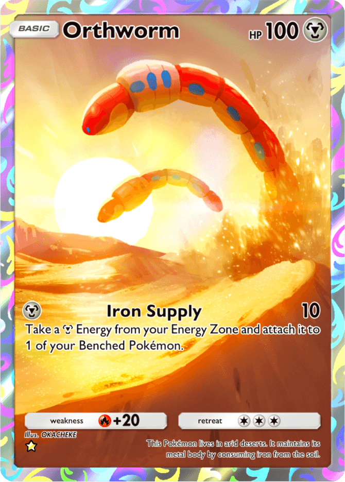 Orthworm - card B2a-098 in Pokémon TCG Pocket