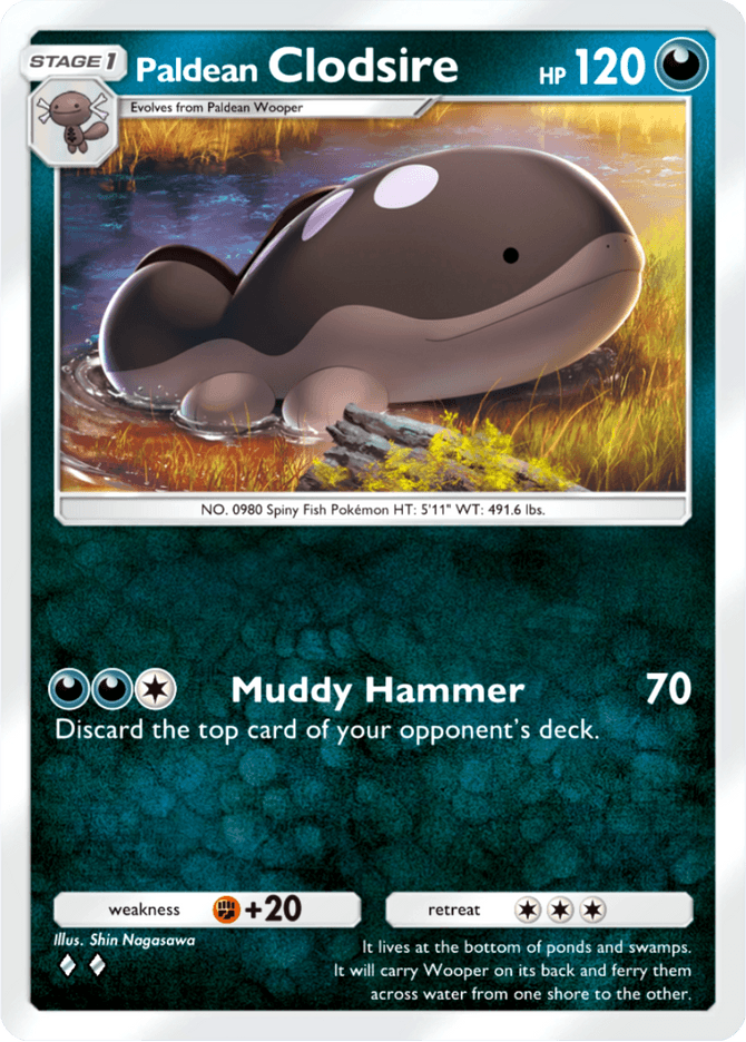 Paldean Clodsire - card B2a-065 in Pokémon TCG Pocket