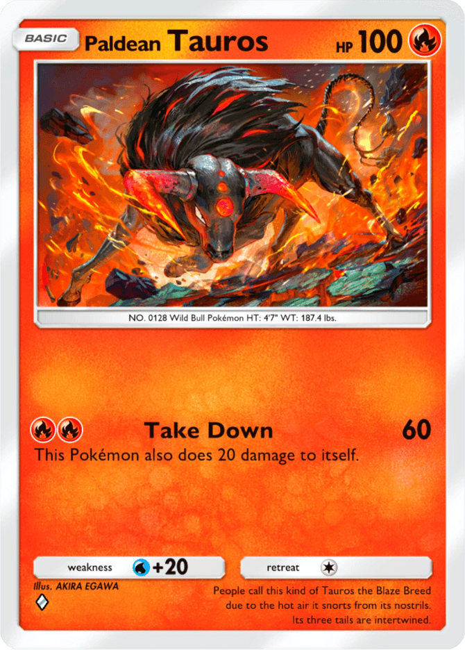 Paldean Tauros - card B2b-014 in Pokémon TCG Pocket
