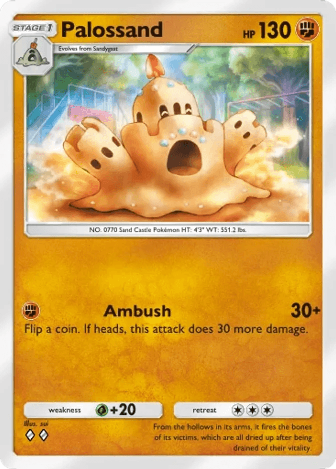 Palossand - card B3b-040 in Pokémon TCG Pocket