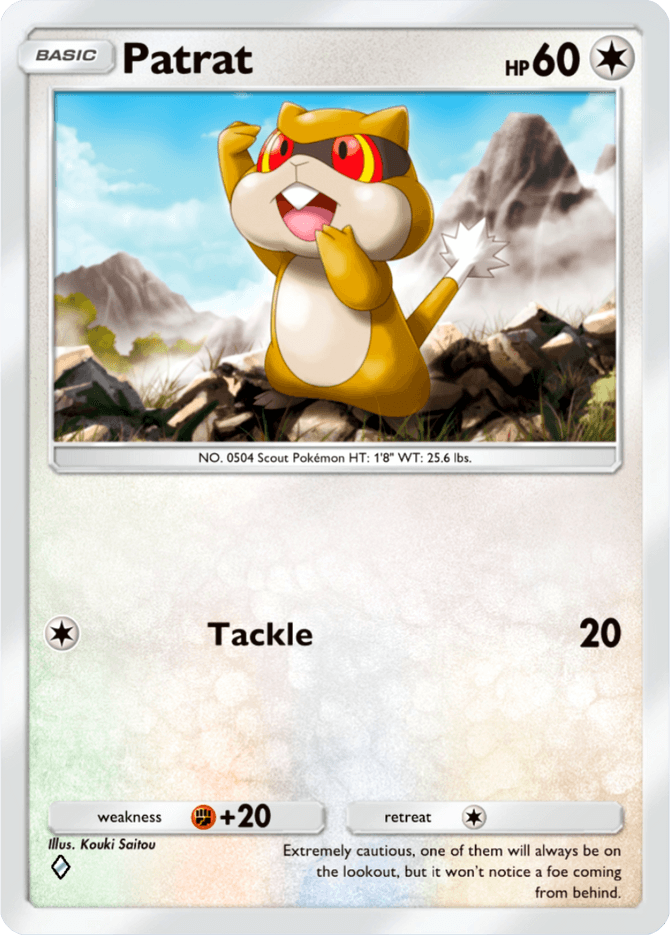 Patrat - card B3-135 in Pokémon TCG Pocket