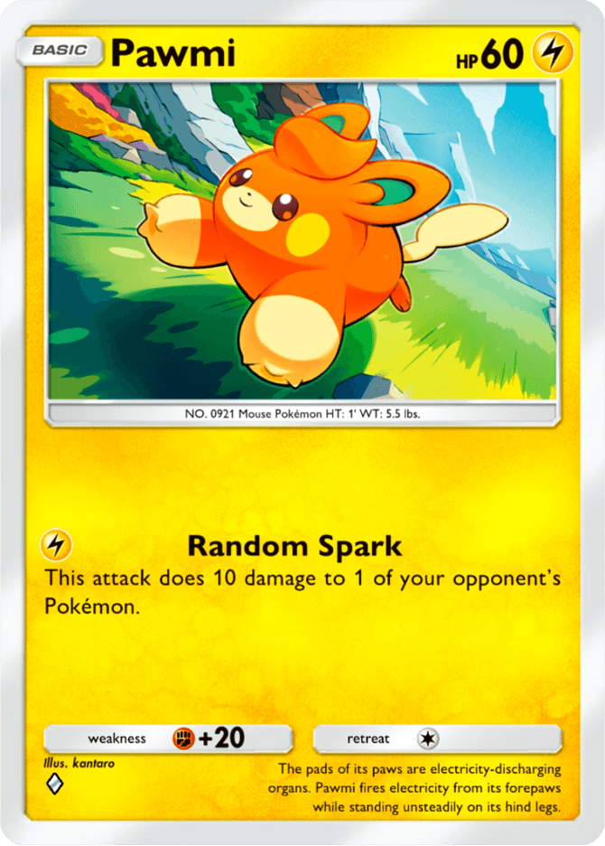 Pawmi - card B2a-038 in Pokémon TCG Pocket