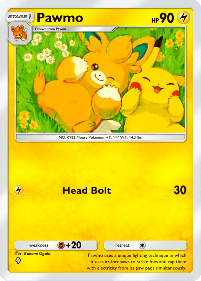 Pawmo - card B2a-039 in Pokémon TCG Pocket