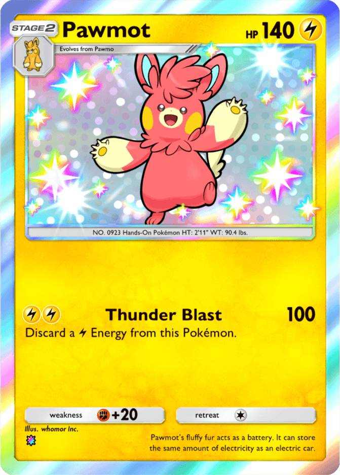 Pawmot - card B2a-121 in Pokémon TCG Pocket
