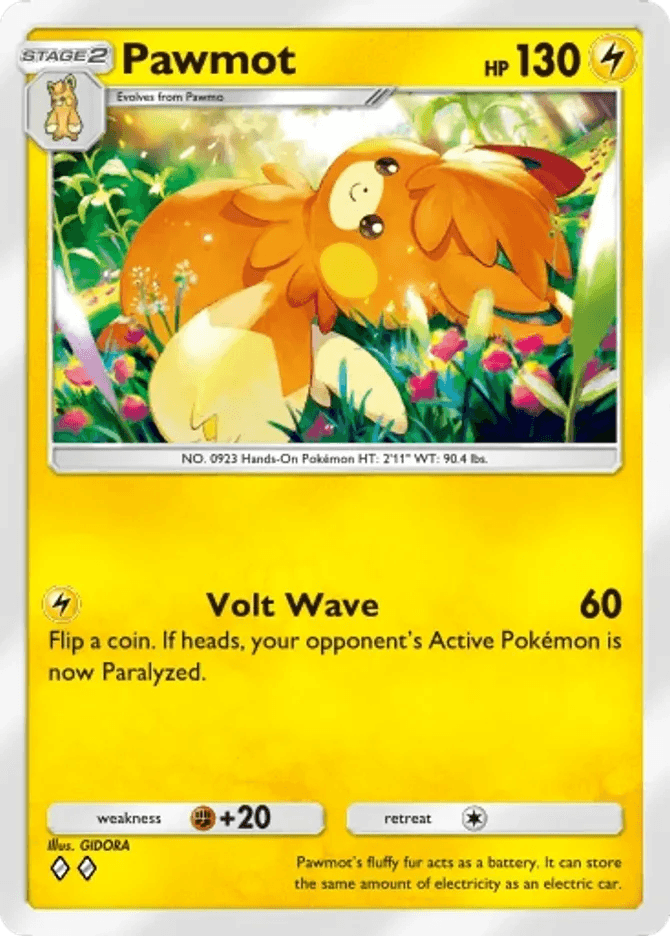 Pawmot - card B3a-016 in Pokémon TCG Pocket