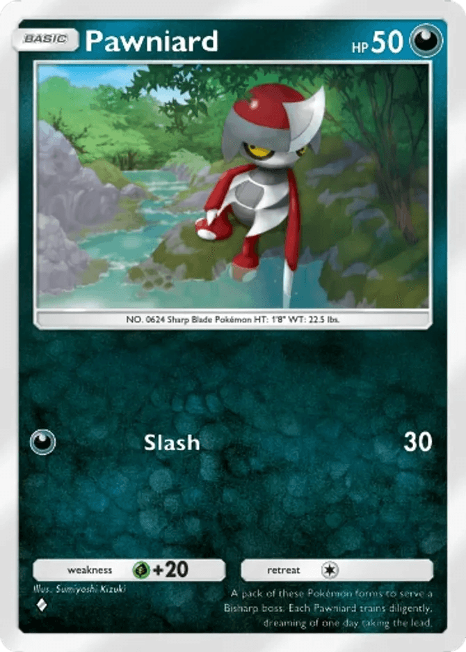 Pawniard - card B3a-041 in Pokémon TCG Pocket