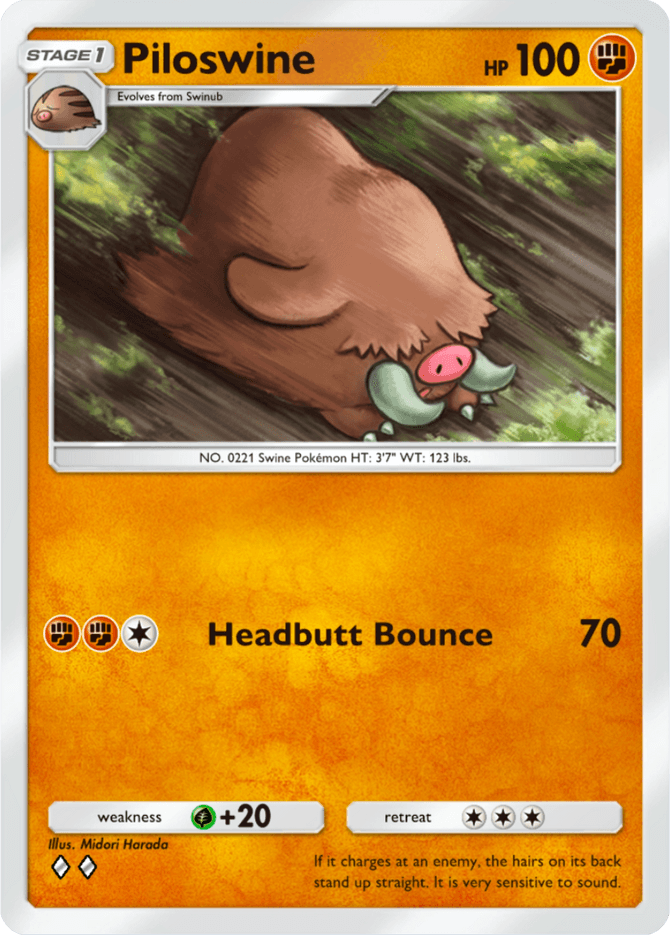 Piloswine - card A4-097 in Pokémon TCG Pocket