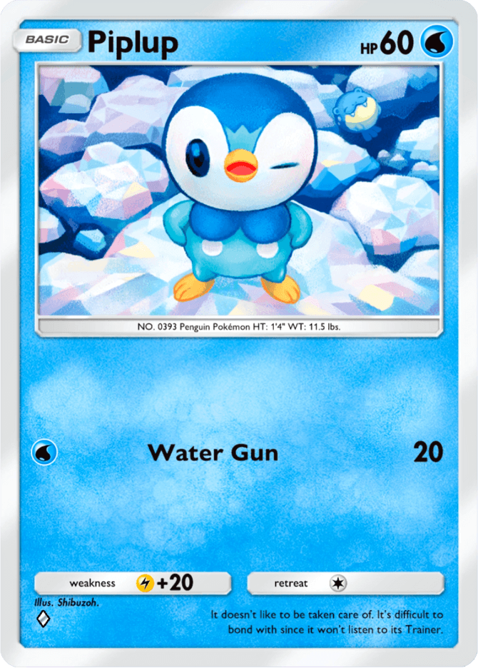 Piplup - card B2b-018 in Pokémon TCG Pocket
