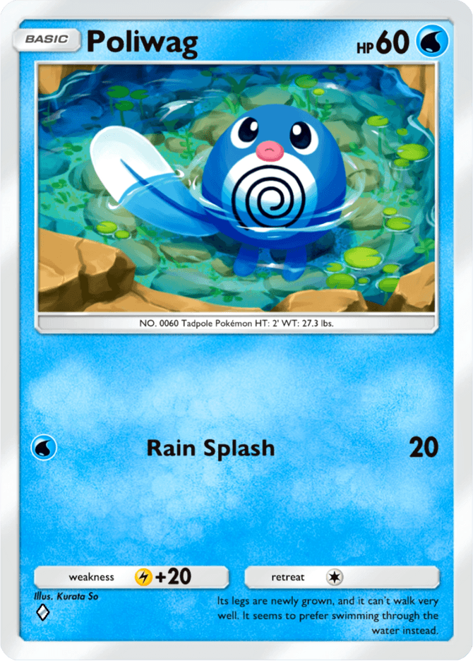 Poliwag - card B3-033 in Pokémon TCG Pocket