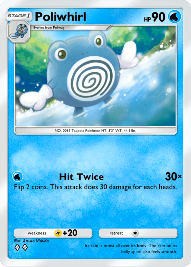 Poliwhirl - card B3-034 in Pokémon TCG Pocket