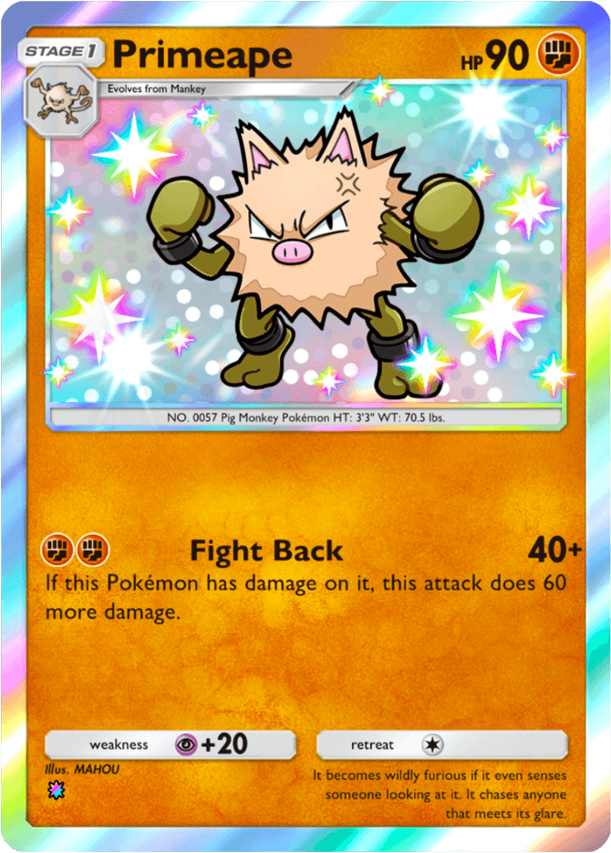 Primeape - card A4-222 in Pokémon TCG Pocket