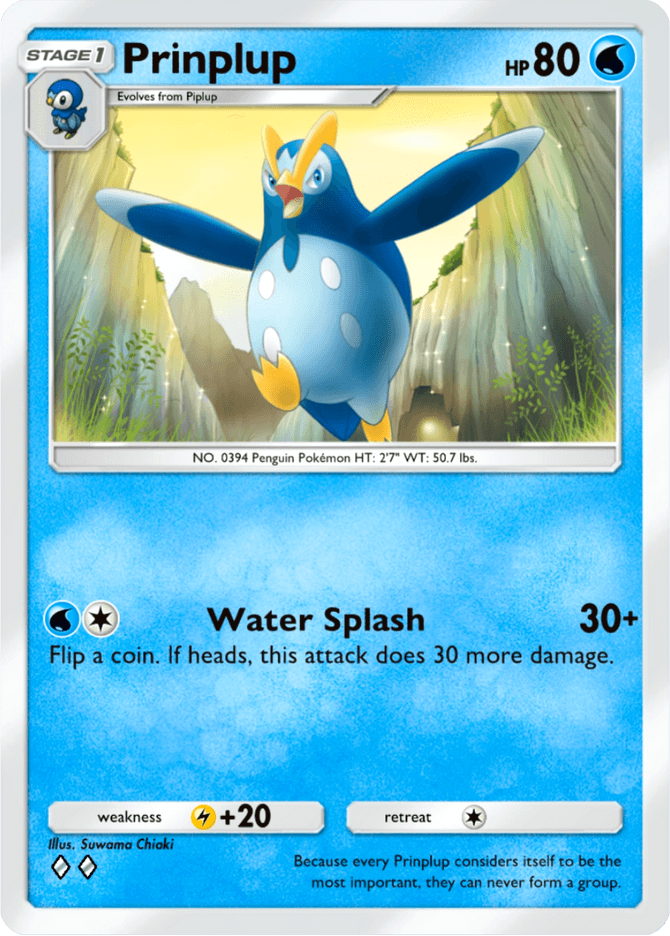 Prinplup - card B2b-019 in Pokémon TCG Pocket