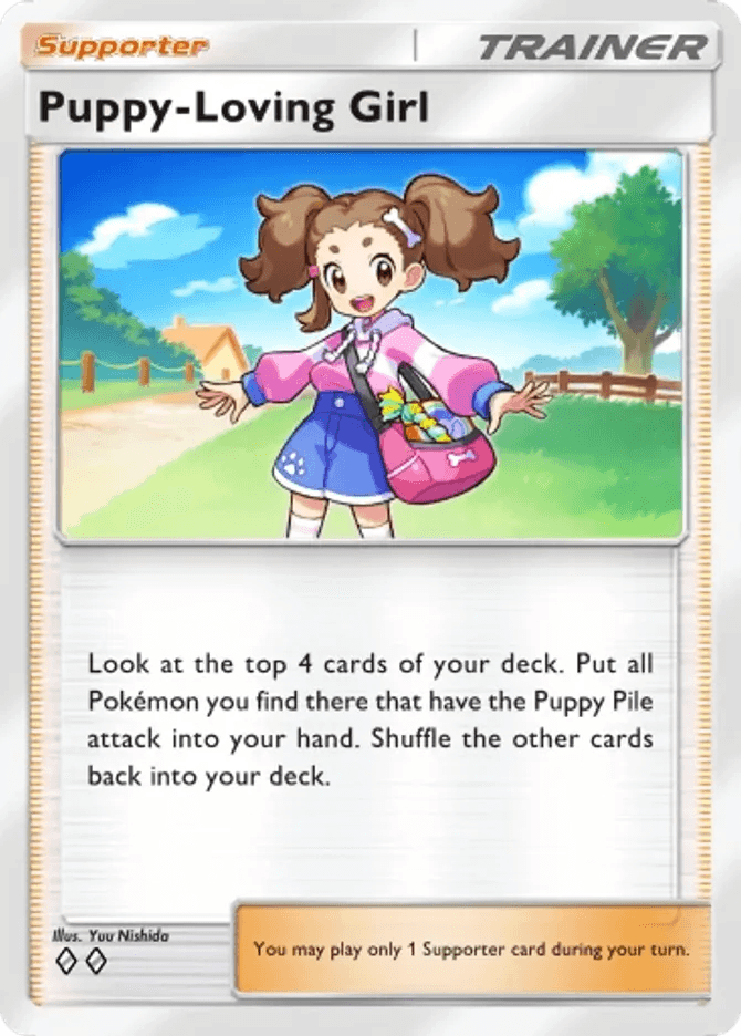 Puppy Loving Girl - card B3b-067 in Pokémon TCG Pocket