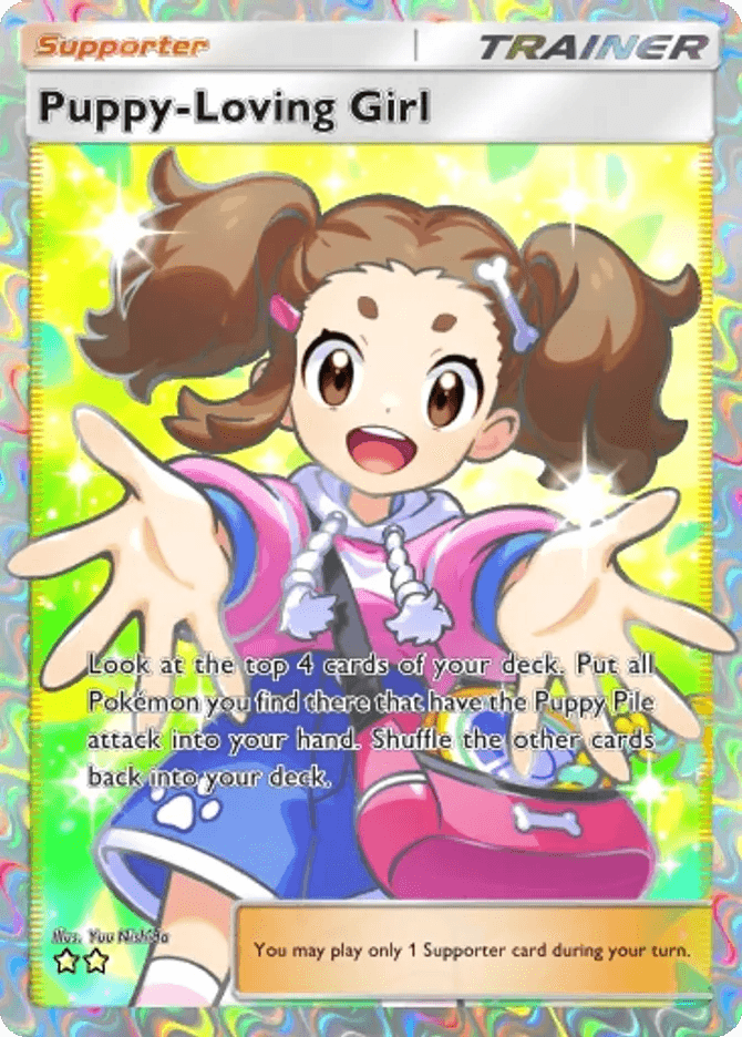 Puppy Loving Girl - card B3b-084 in Pokémon TCG Pocket