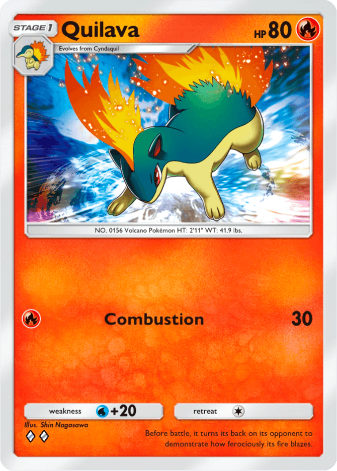 Quilava - card A4-028 in Pokémon TCG Pocket