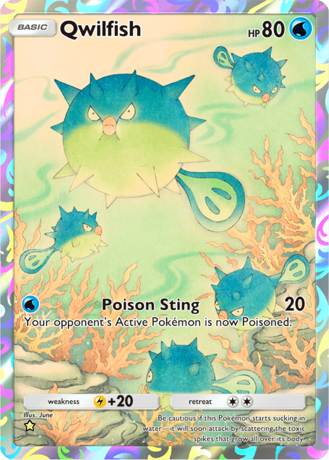 Qwilfish - card A4-168 in Pokémon TCG Pocket