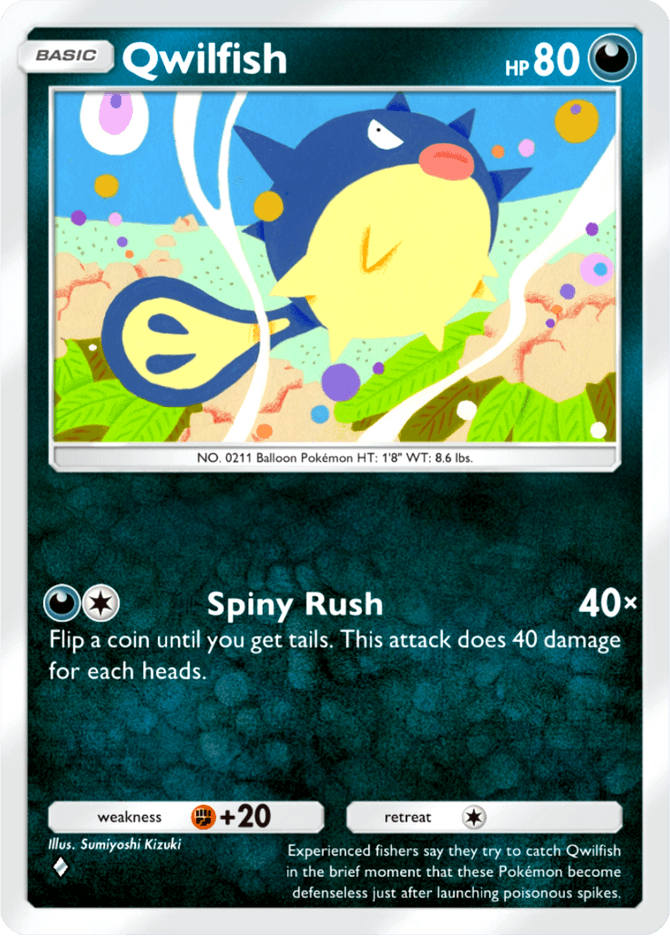 Qwilfish - card B3-103 in Pokémon TCG Pocket