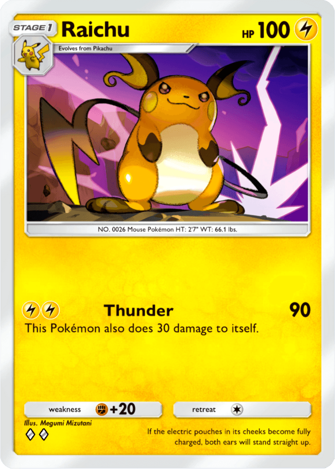 Raichu - card B2b-023 in Pokémon TCG Pocket
