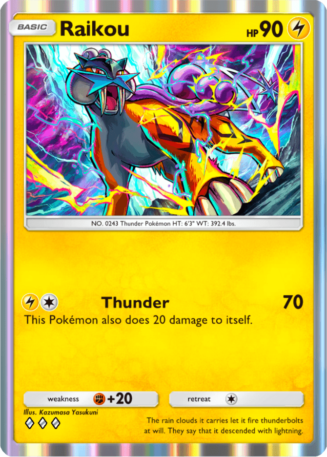 Raikou - card A4-071 in Pokémon TCG Pocket