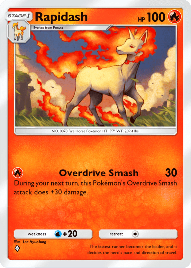 Rapidash - card B2b-011 in Pokémon TCG Pocket