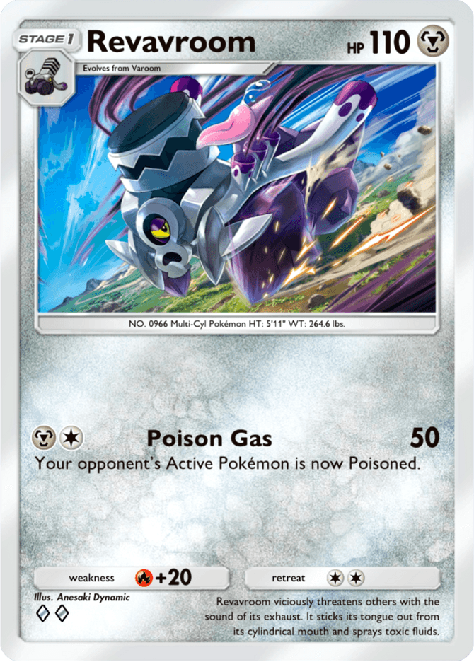 Revavroom - card B2a-076 in Pokémon TCG Pocket