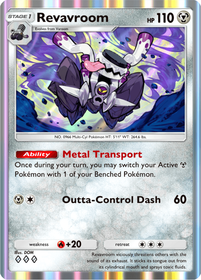 Revavroom - card B2b-050 in Pokémon TCG Pocket