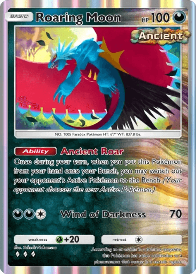 Roaring Moon - card B3a-047 in Pokémon TCG Pocket