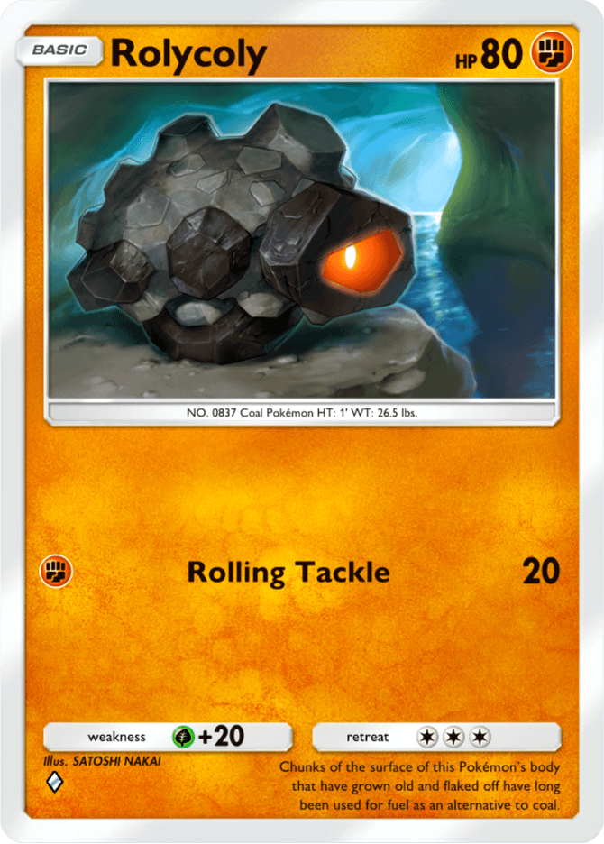 Rolycoly - card B3-092 in Pokémon TCG Pocket