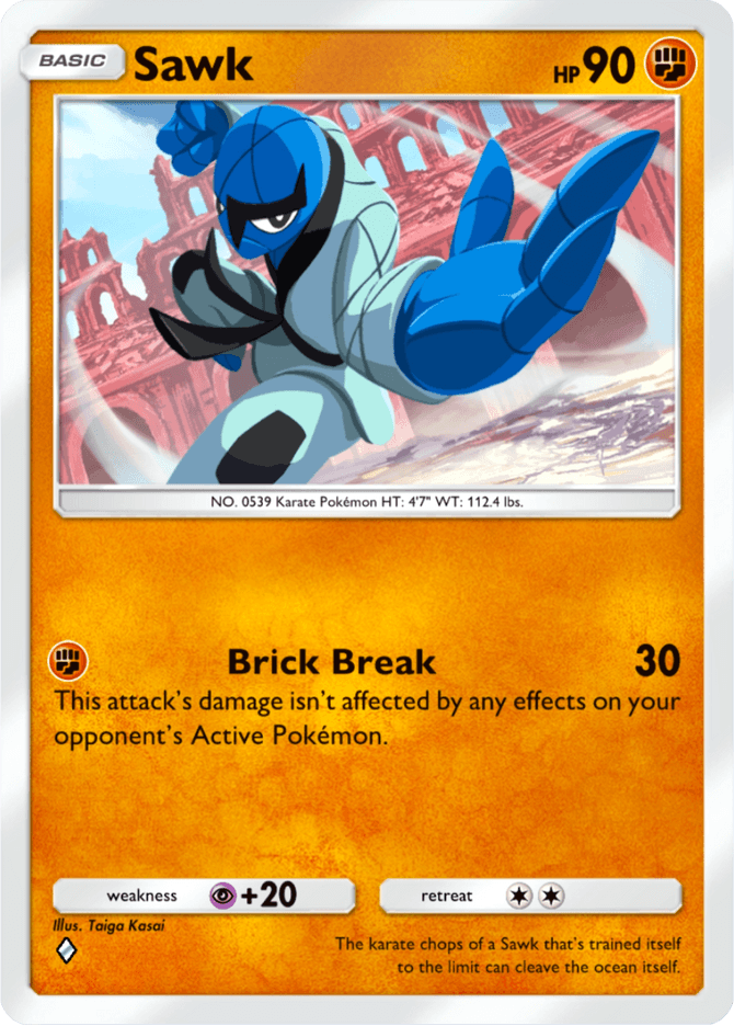Sawk - card B3-086 in Pokémon TCG Pocket