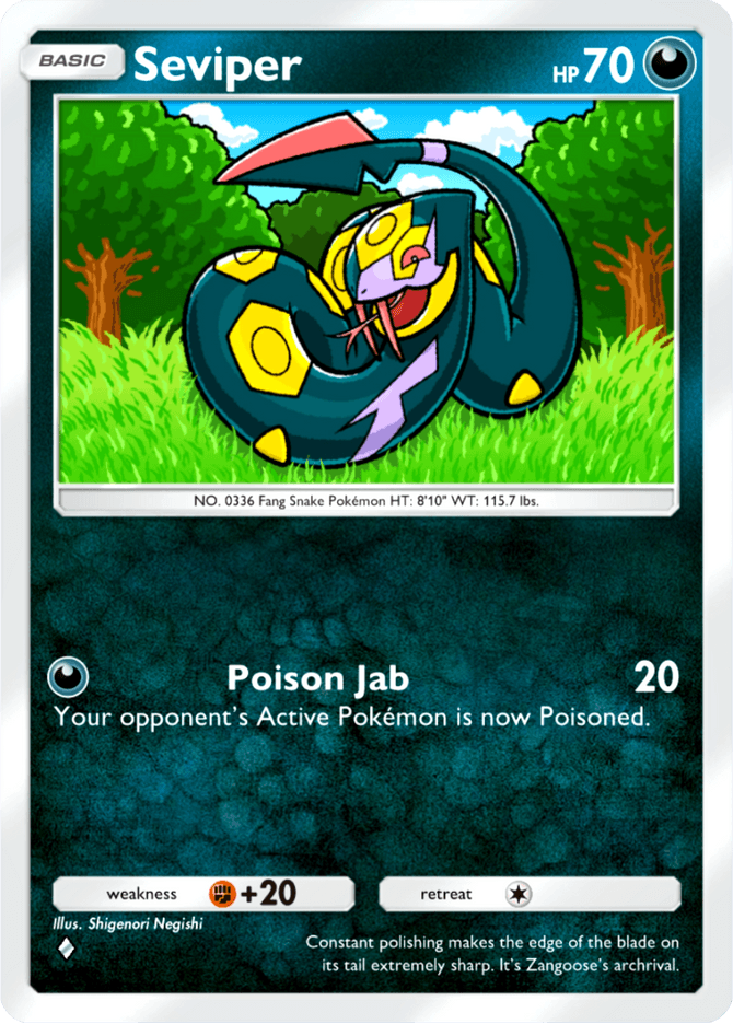 Seviper - card B3-104 in Pokémon TCG Pocket