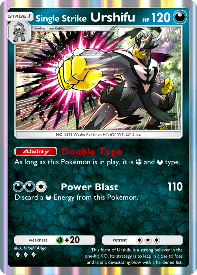 Single Strike Urshifu - card B3-113 in Pokémon TCG Pocket