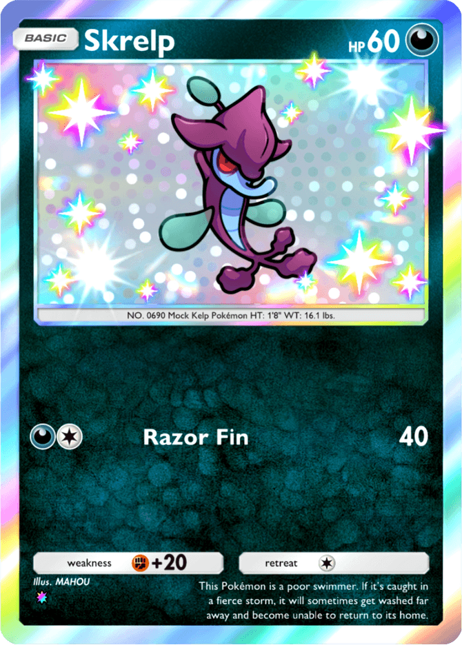 Skrelp - card B3-218 in Pokémon TCG Pocket