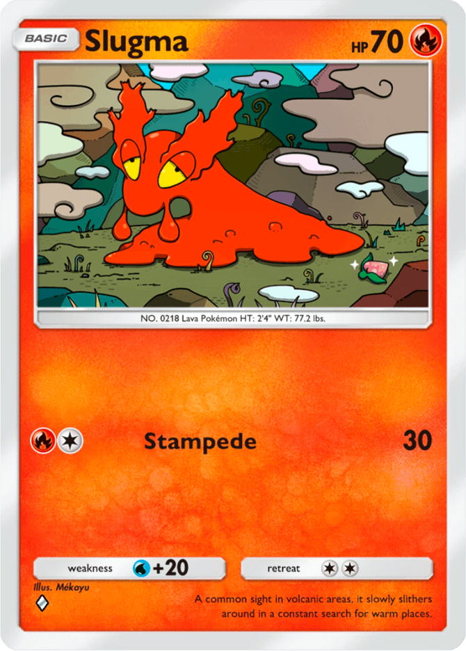 Slugma - card A4-030 in Pokémon TCG Pocket