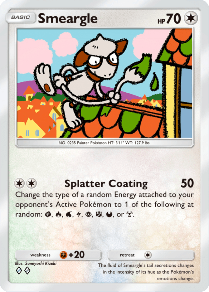 Smeargle - card A4-148 in Pokémon TCG Pocket