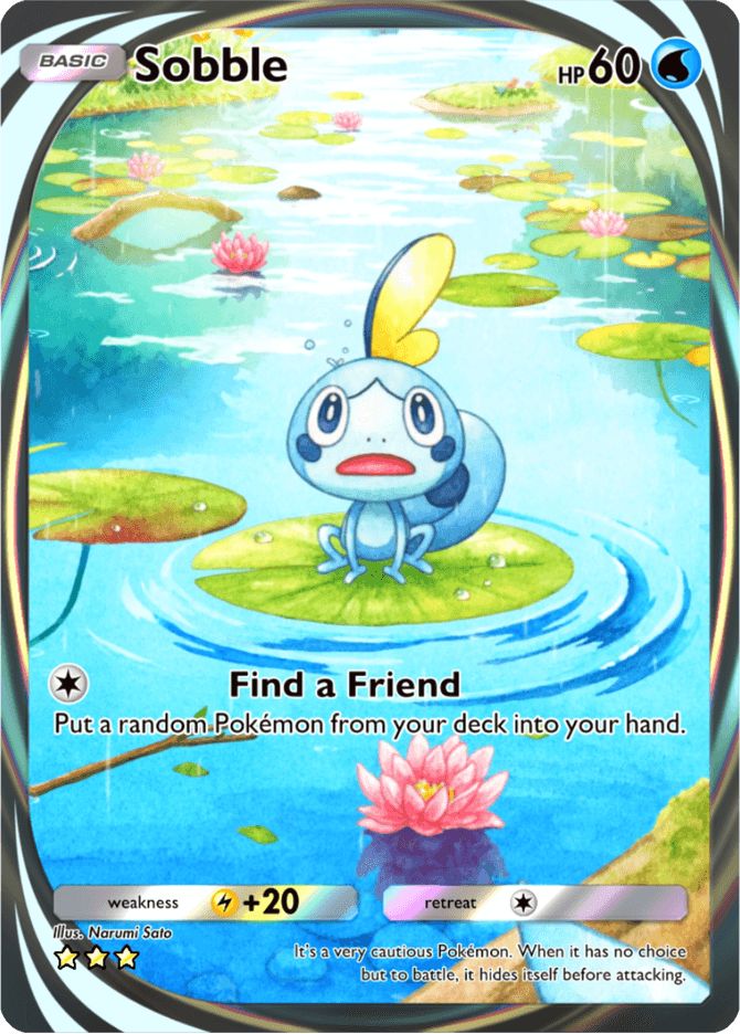 Sobble - card B3-203 in Pokémon TCG Pocket