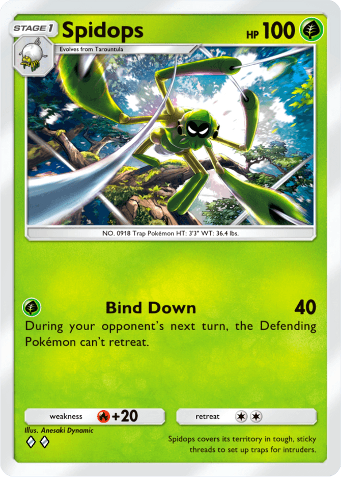 Spidops - card B2a-005 in Pokémon TCG Pocket