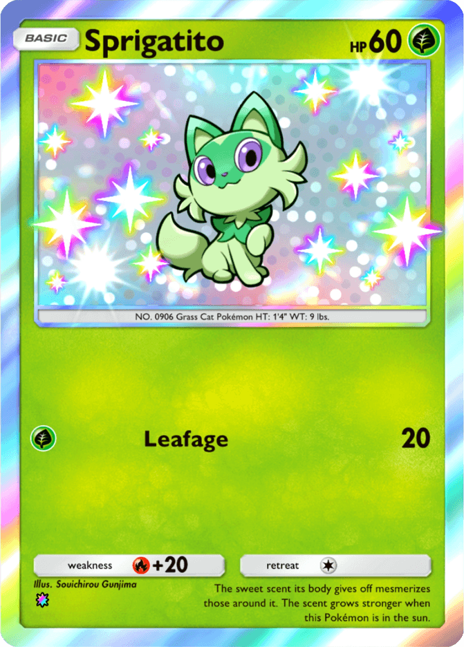 Sprigatito - card B2a-116 in Pokémon TCG Pocket