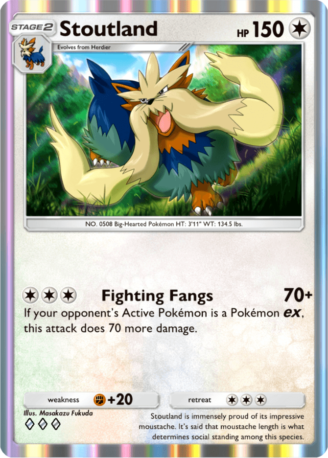 Stoutland - card B3-139 in Pokémon TCG Pocket
