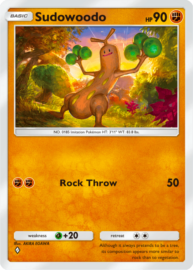 Sudowoodo - card A4-093 in Pokémon TCG Pocket