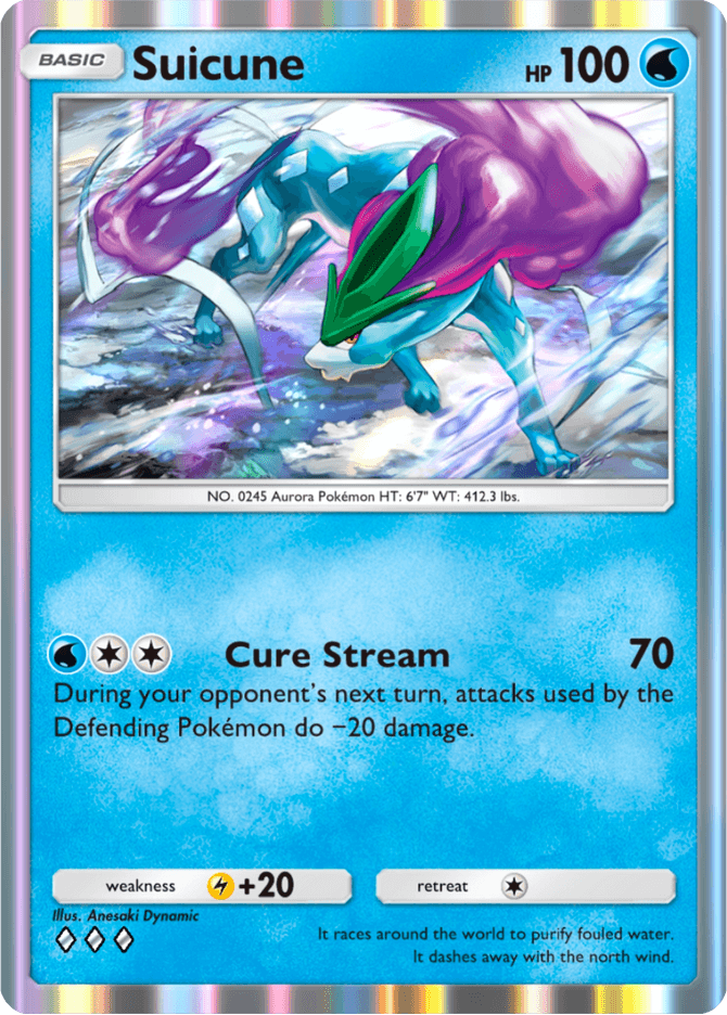 Suicune - card A4-059 in Pokémon TCG Pocket