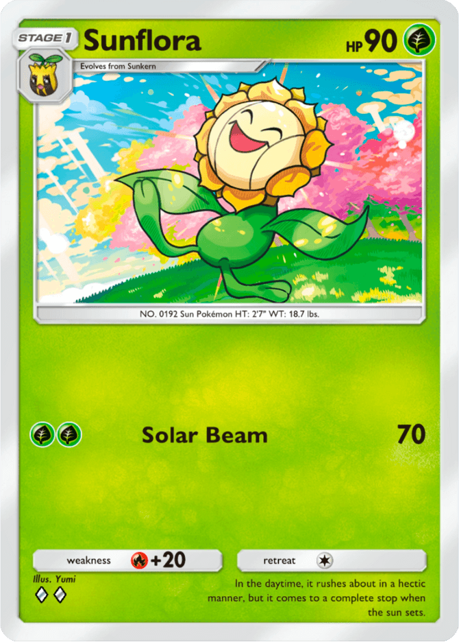 Sunflora - card A4-017 in Pokémon TCG Pocket