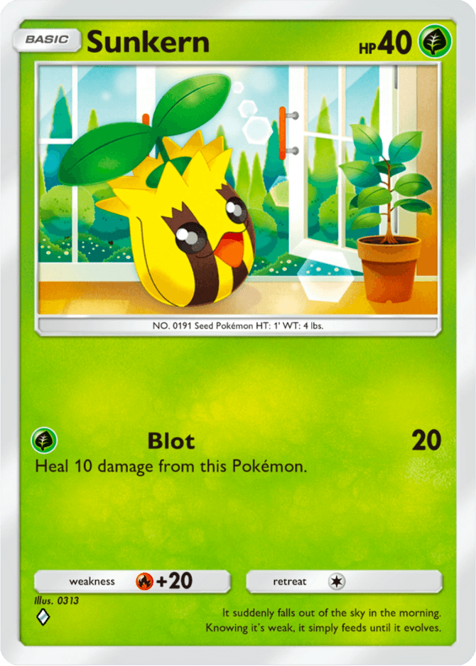 Sunkern - card A4-016 in Pokémon TCG Pocket