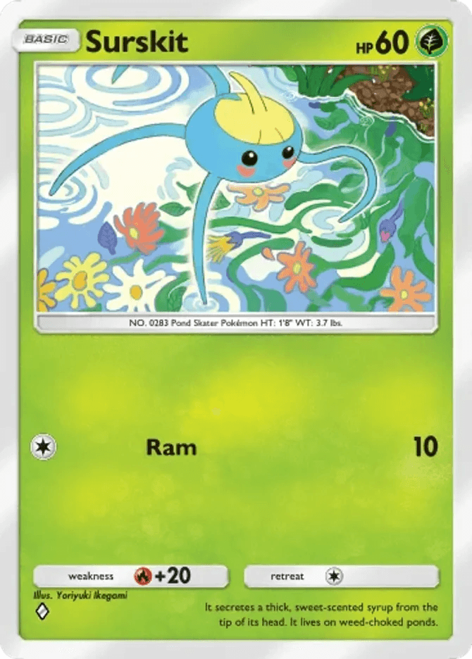 Surskit - card B3a-001 in Pokémon TCG Pocket