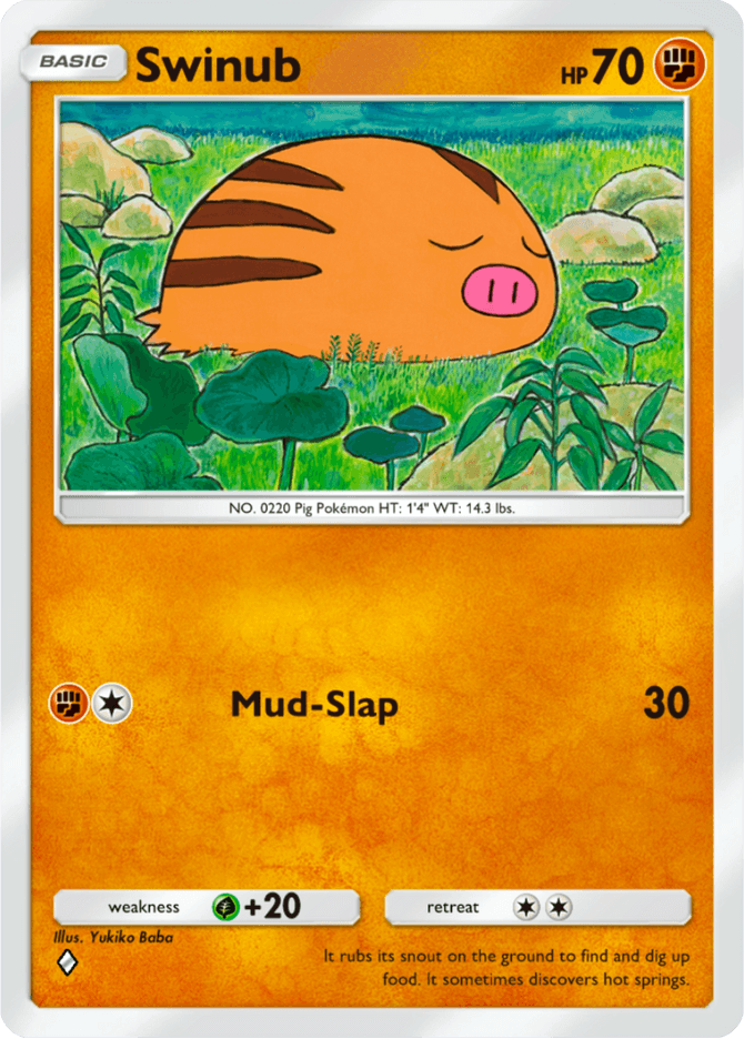 Swinub - card A4-096 in Pokémon TCG Pocket