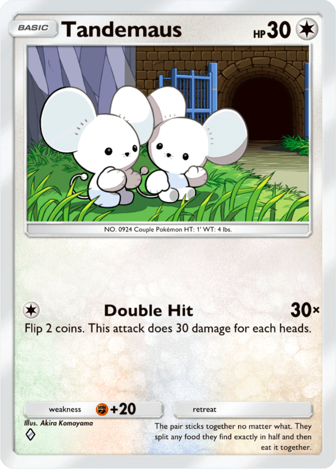 Tandemaus - card B2a-081 in Pokémon TCG Pocket